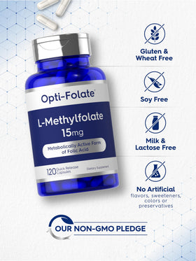 Carlyle L Methylfolate avec ingrédients listés
