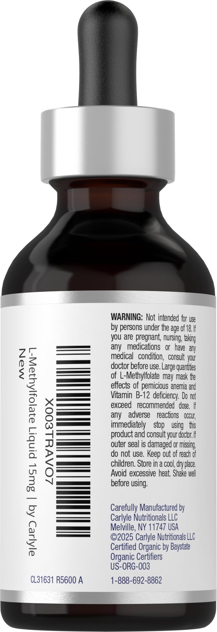 Carlyle L Methylfolate gouttes 15 mg avec goutteau