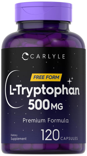 Carlyle L-Tryptophan 500mg 120 capsules vue de face