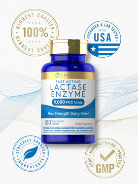 Carlyle Lactase Enzyme Tablets 9000 FCC ingredients list