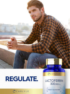 Carlyle Lactoferrine 300mg, présentation sur fond neutre