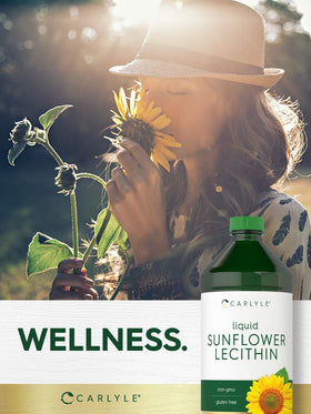 Carlyle Lécithine de Tournesol Liquide 16 fl oz avec smoothie
