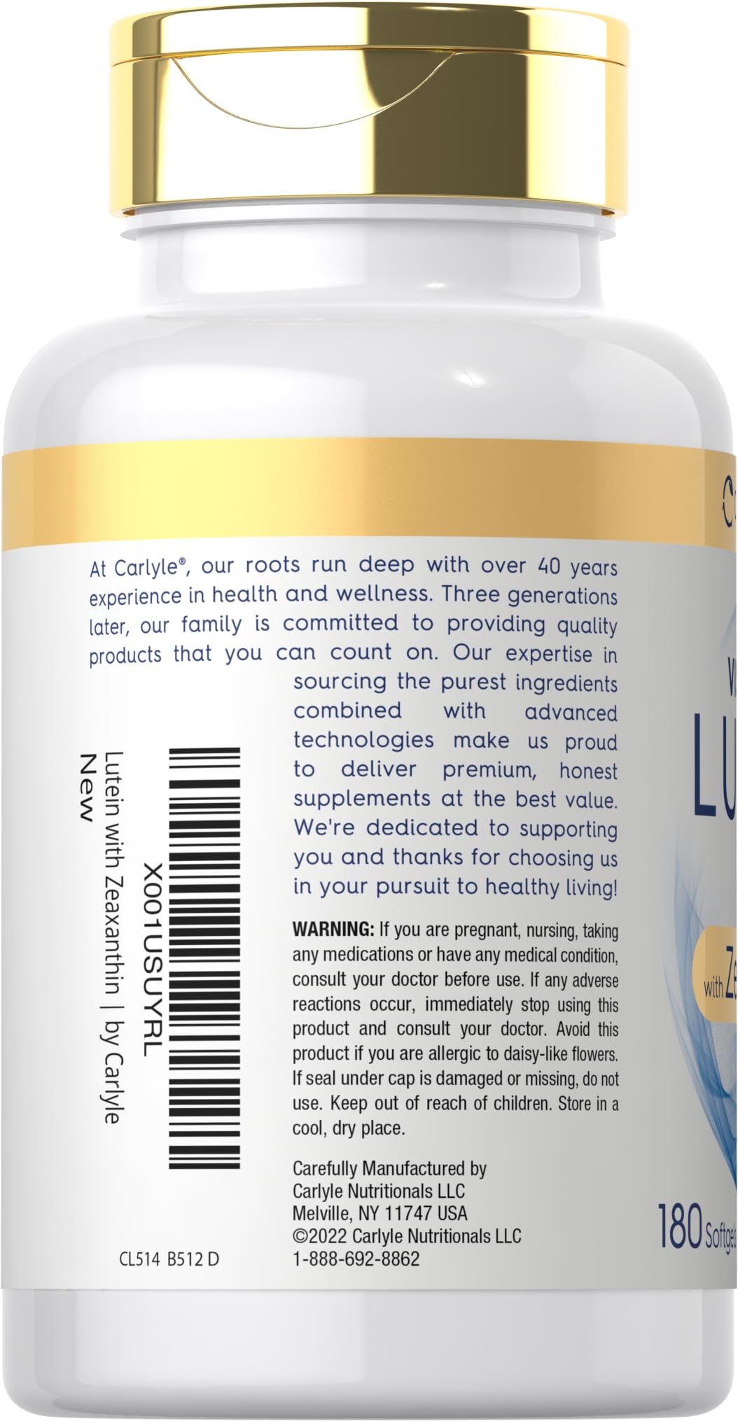 Carlyle Luteine et Zéaxanthine 40mg gélule close-up