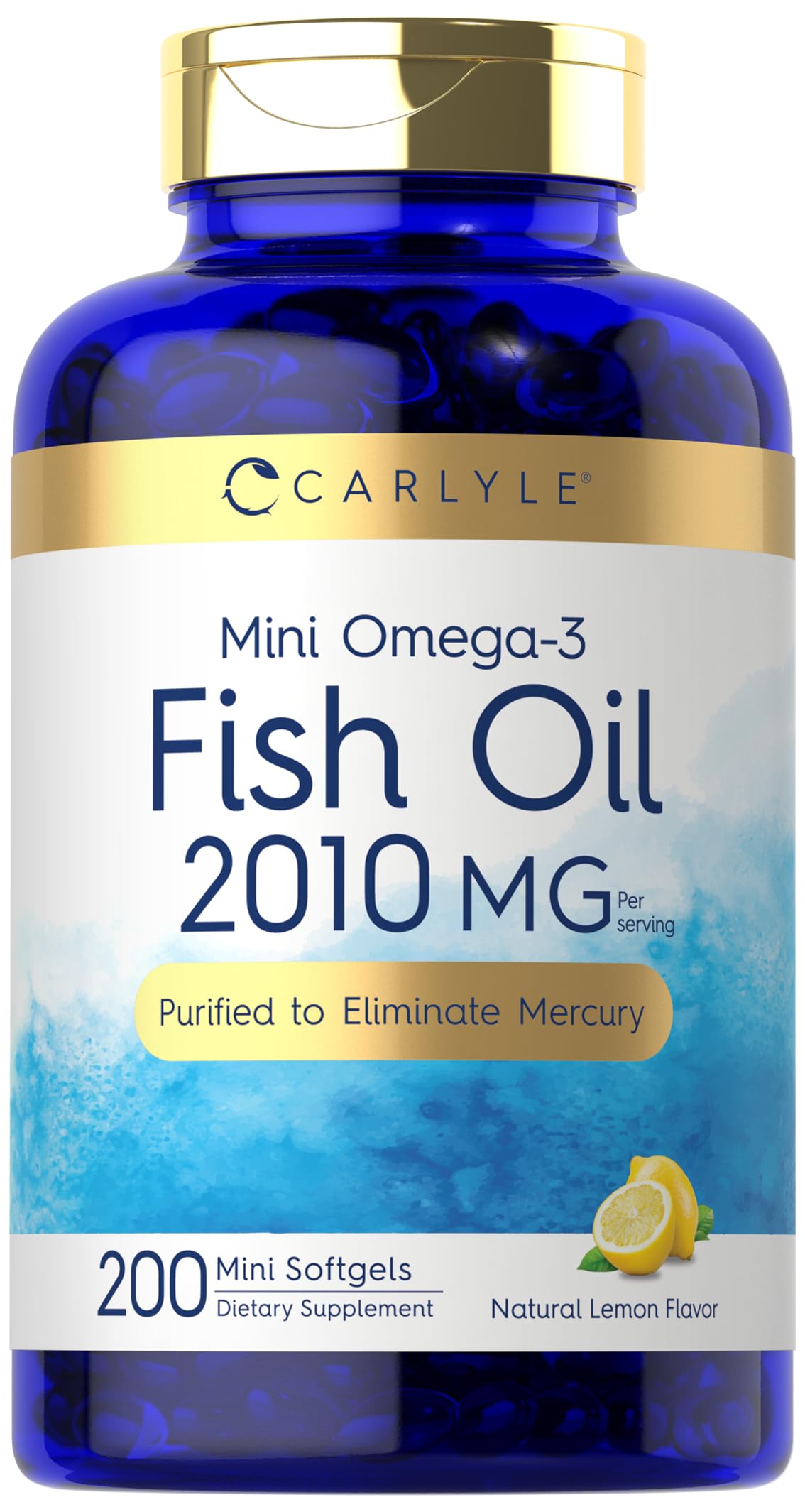 Carlyle Mini Fish Oil Softgels 2010 mg boîte avant