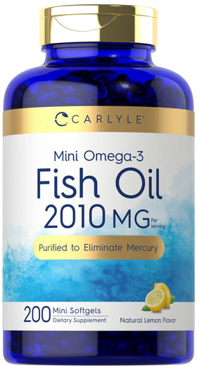 Carlyle Mini Fish Oil Softgels 2010 mg boîte avant