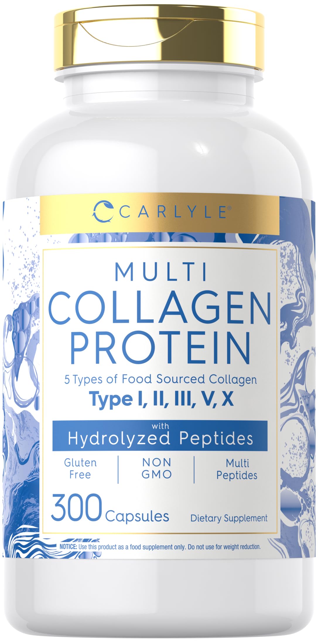 Carlyle Multi Collagène 2000mg 300 capsules vue avant