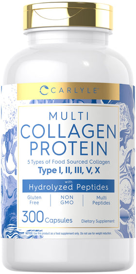 Carlyle Multi Collagène 2000mg 300 capsules vue avant