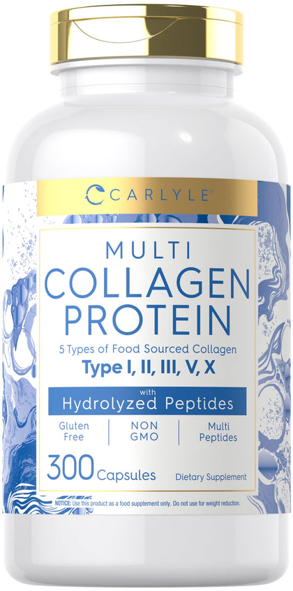Carlyle Multi Collagène 2000mg 300 capsules vue avant