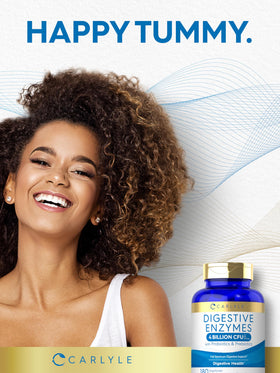 Carlyle Multi-Enzymes 180 capsules avec d'autres compléments alimentaires