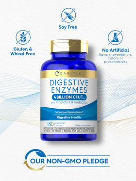 Carlyle Multi-Enzymes 180 capsules en main