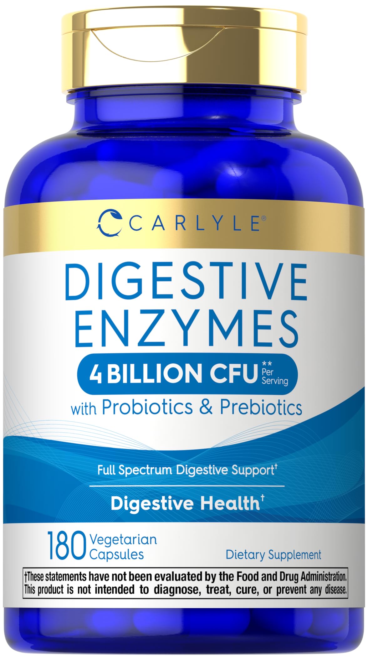 Carlyle Multi-Enzymes 180 capsules vue de face