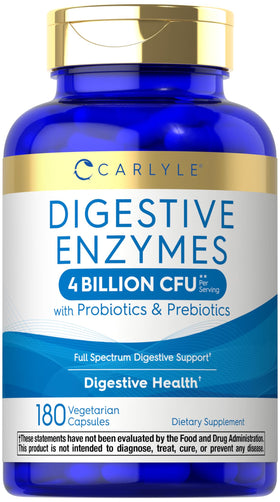 Carlyle Multi-Enzymes 180 capsules vue de face