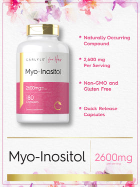 Carlyle Myo-Inositol 2600mg boîte vue de côté