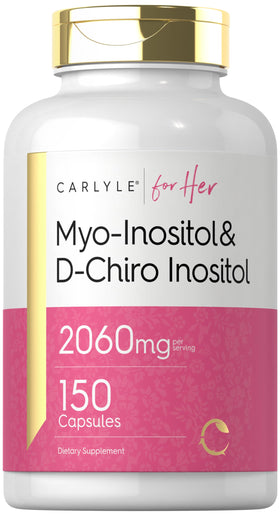Carlyle Myo-Inositol et D-Chiro Inositol 2060mg avant de l'usage