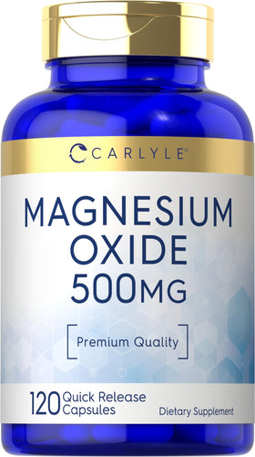 Carlyle Oxyde de Magnésium 500mg 120 capsules vue avant