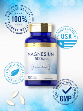 Carlyle Oxyde de Magnésium 500mg dans une main