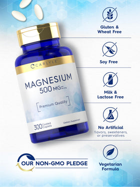 Carlyle Oxyde de Magnésium 500mg sur une table