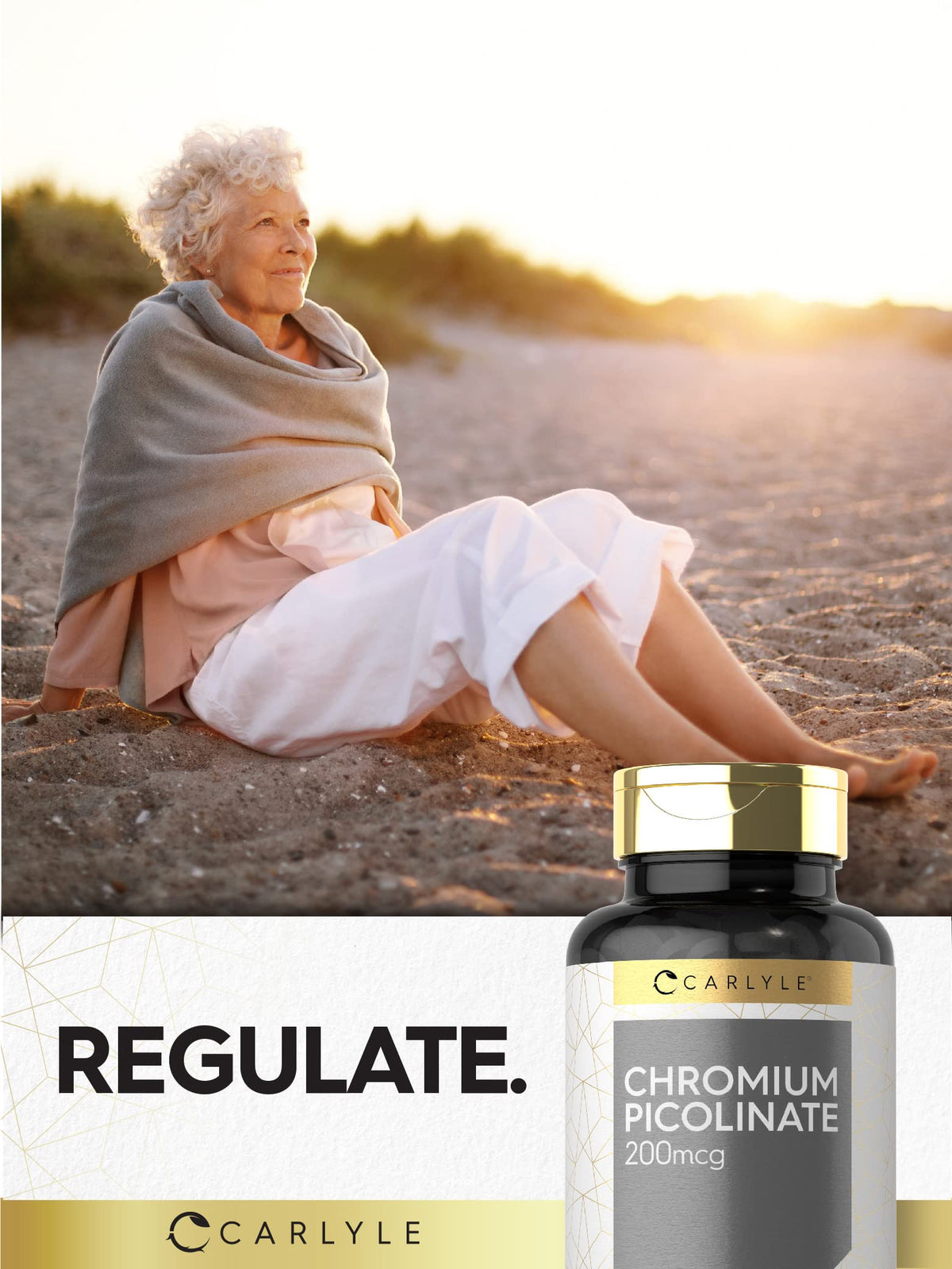 Carlyle Picolinate de Chrome 250 comprimés avec accessoires