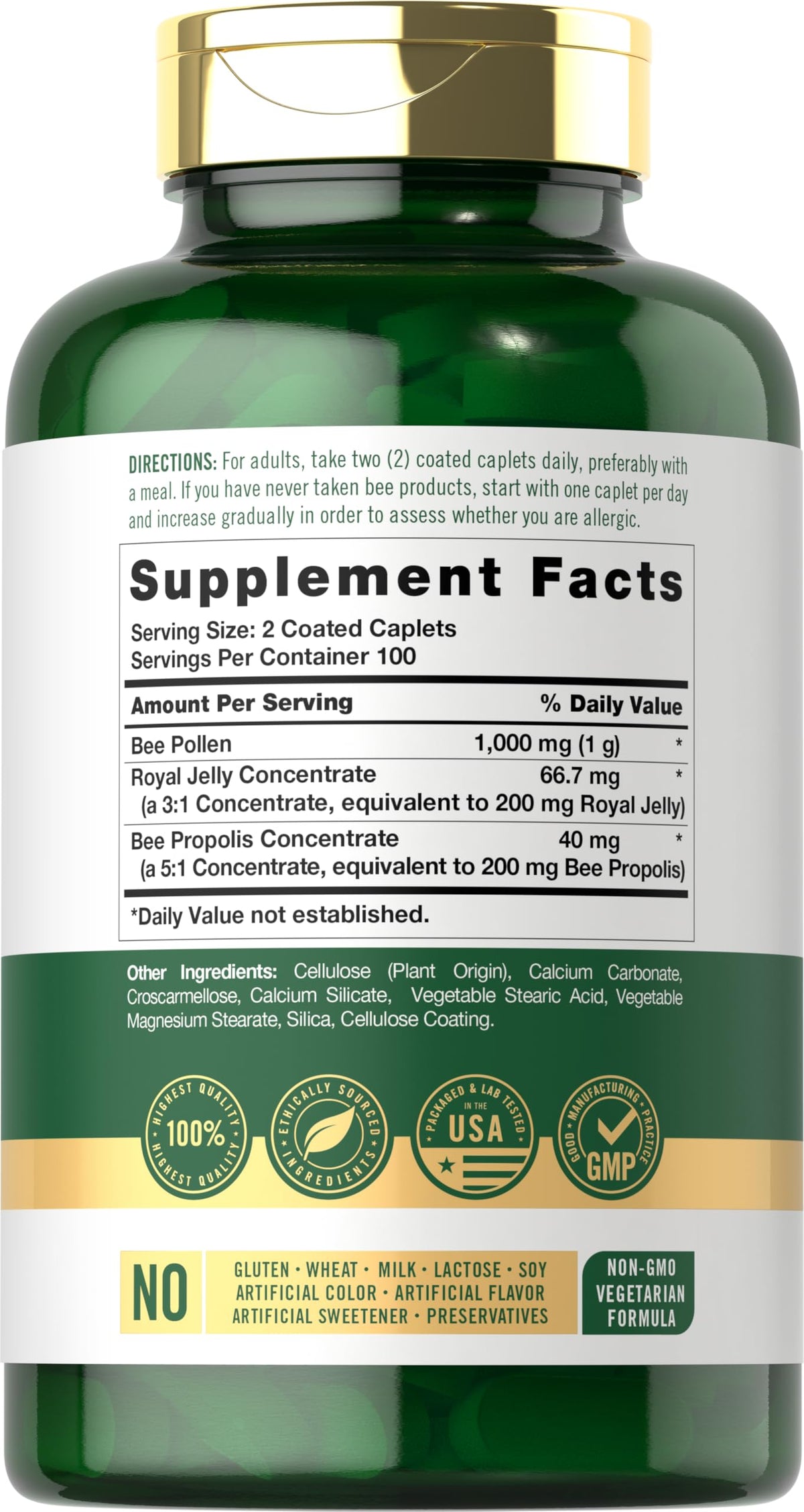 Carlyle Pollen d'Abeille 1000 mg emballage
