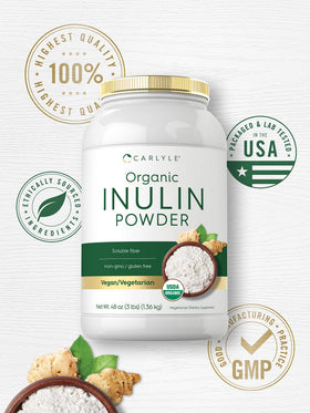 Carlyle Poudre d'Inuline Biologique 1542g dans un smoothie