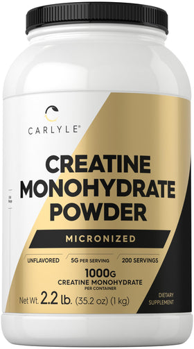 Carlyle Poudre de Créatine Monohydrate 5000 mg vue de face