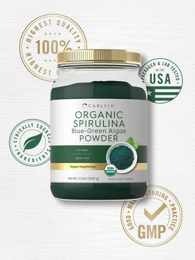 Carlyle Poudre de Spiruline Bio, utilisation dans un smoothie