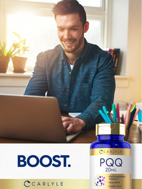 Carlyle PQQ Complément Alimentaire 20 mg avec ingrédients naturels