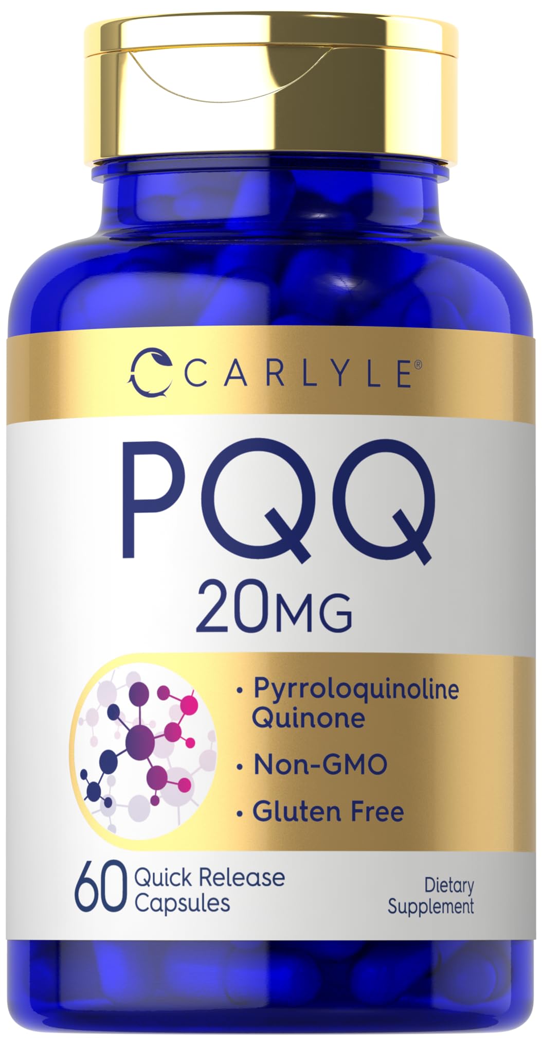 Carlyle PQQ Complément Alimentaire 20 mg boîte avant