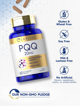 Carlyle PQQ Complément Alimentaire 20 mg capsules ouvertes