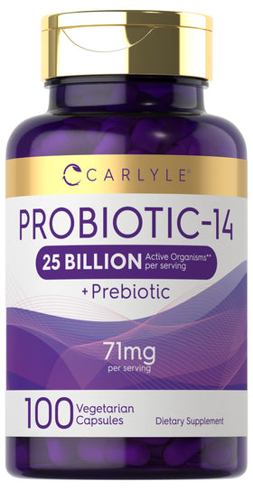 Carlyle Probiotiques 25 Milliards CFU capsules avant