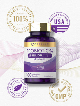 Carlyle Probiotiques 25 Milliards CFU emballage