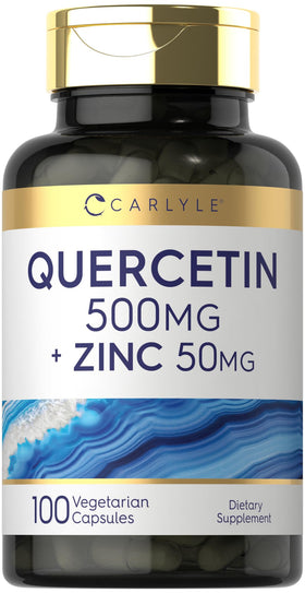 Carlyle Quercétine 500 mg Capsules avant de l'emballage