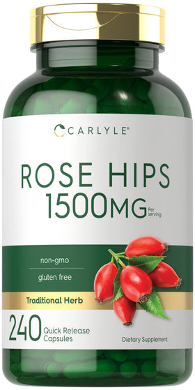 Carlyle Rose Hips 1500mg 240 capsules vue de face