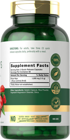 Carlyle Rose Hips 240 capsules emballage
