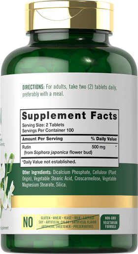 Carlyle Rutin 500mg comprimés en boîte vue de côté