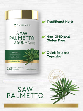 Carlyle Saw Palmetto capsules - dosage recommandé