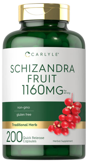 Carlyle Schisandra 1160 mg 200 capsules, vue de face