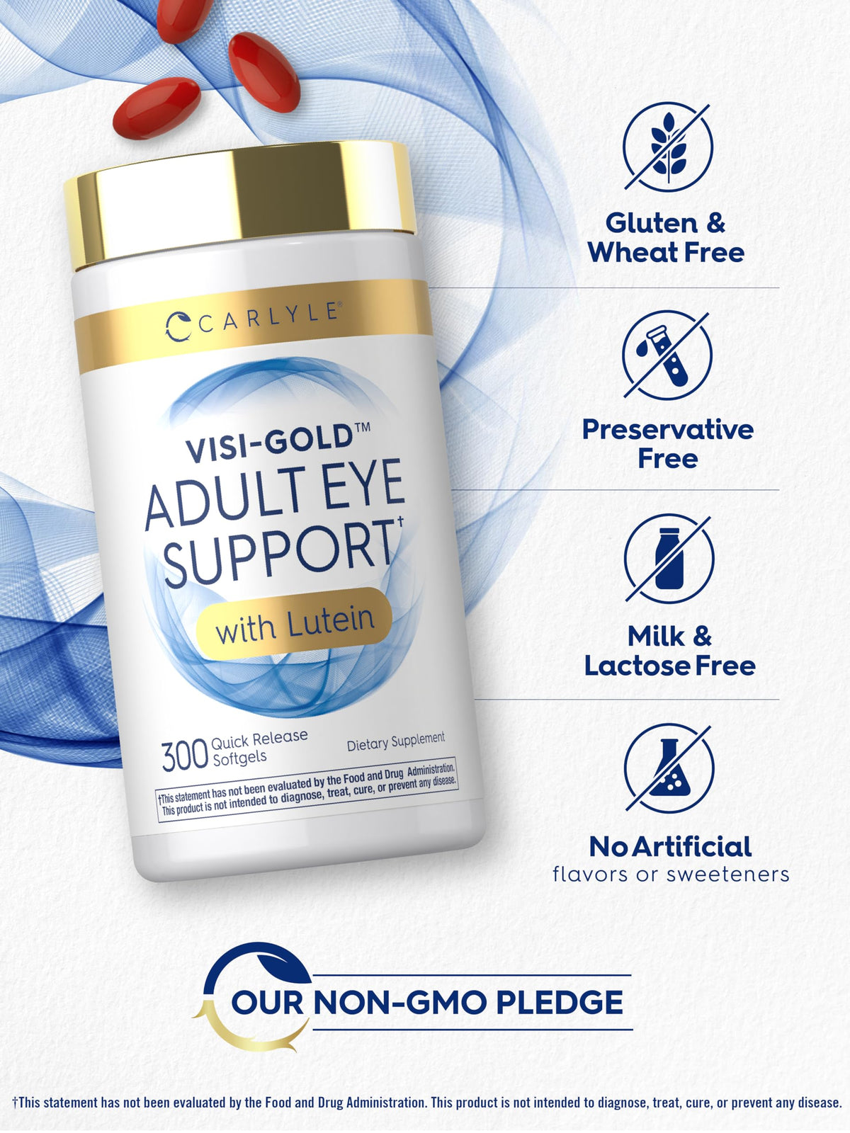 Carlyle soutien oculaire capsules dans un environnement de santé
