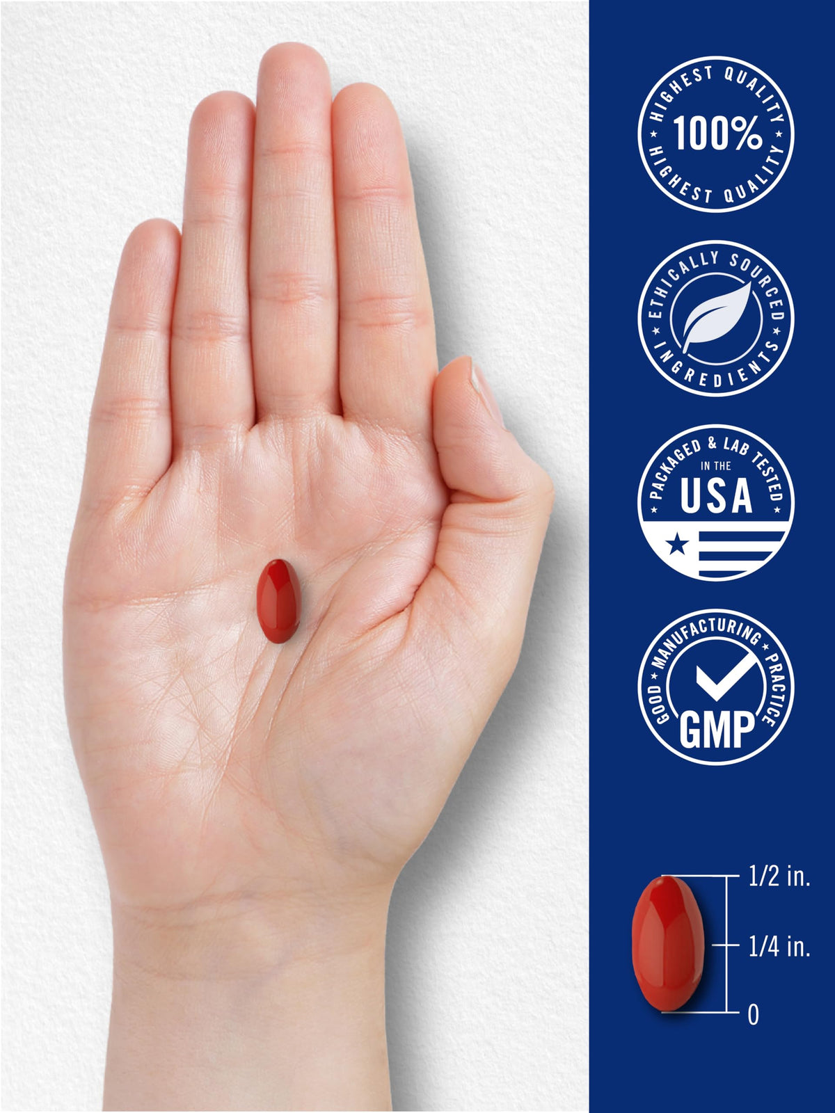 Carlyle soutien oculaire capsules en gros plan