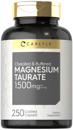 Carlyle Taurate de Magnésium 1500mg 250 comprimés vue avant