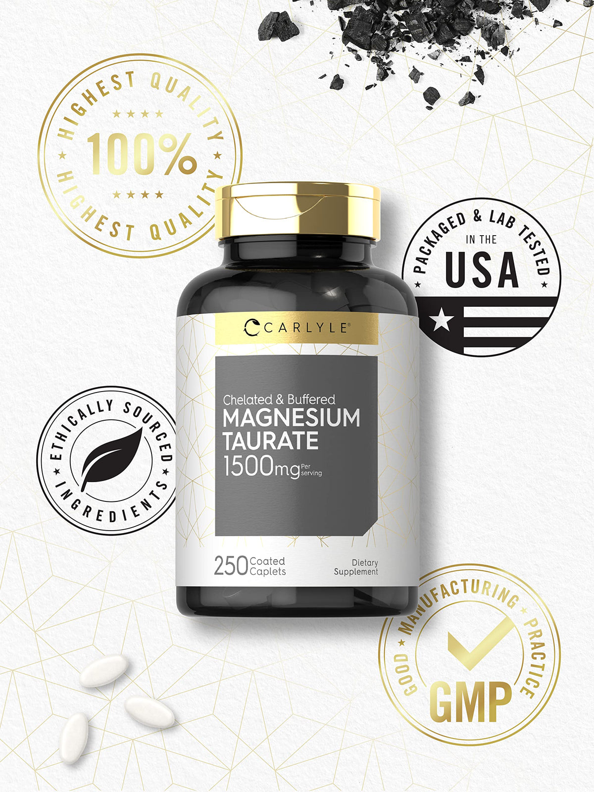 Carlyle Taurate de Magnésium sur une table