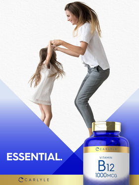 Carlyle Vitamine B12 1000 mcg, comprimés dans un bol