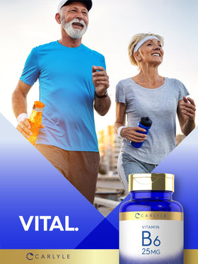 Carlyle Vitamine B6 25 mg comprimés et ingrédients