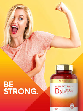 Carlyle Vitamine D3 5000 UI gélules dans un environnement de santé