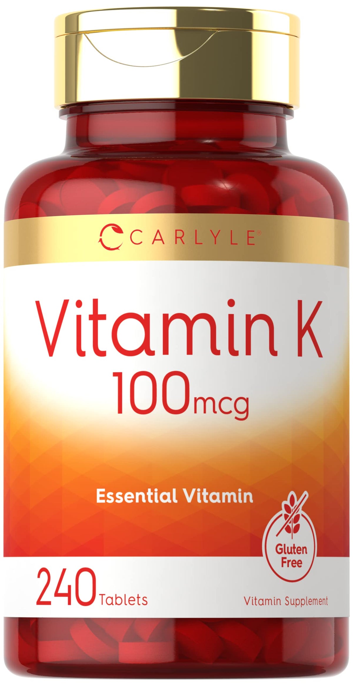 Carlyle Vitamine K1 100 mcg 240 comprimés en bouteille