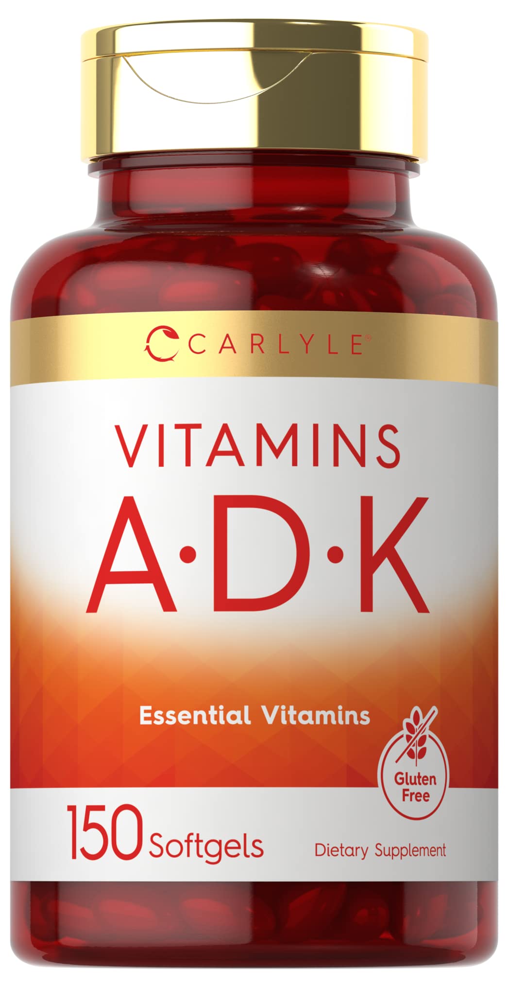 Carlyle Vitamines ADK 150 gélules vue de face