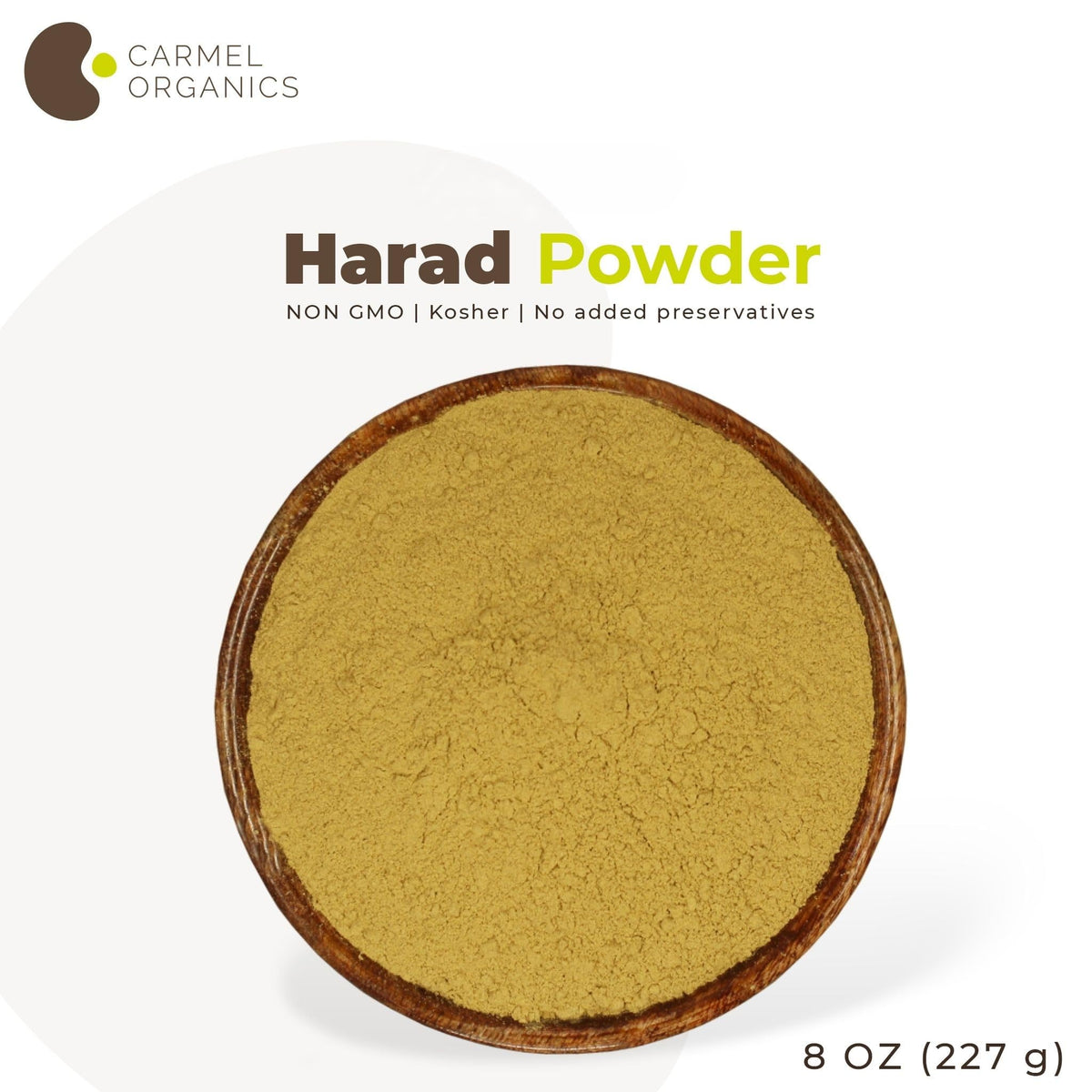 CARMEL ORGANICS Poudre de fruit Harad dans un bol