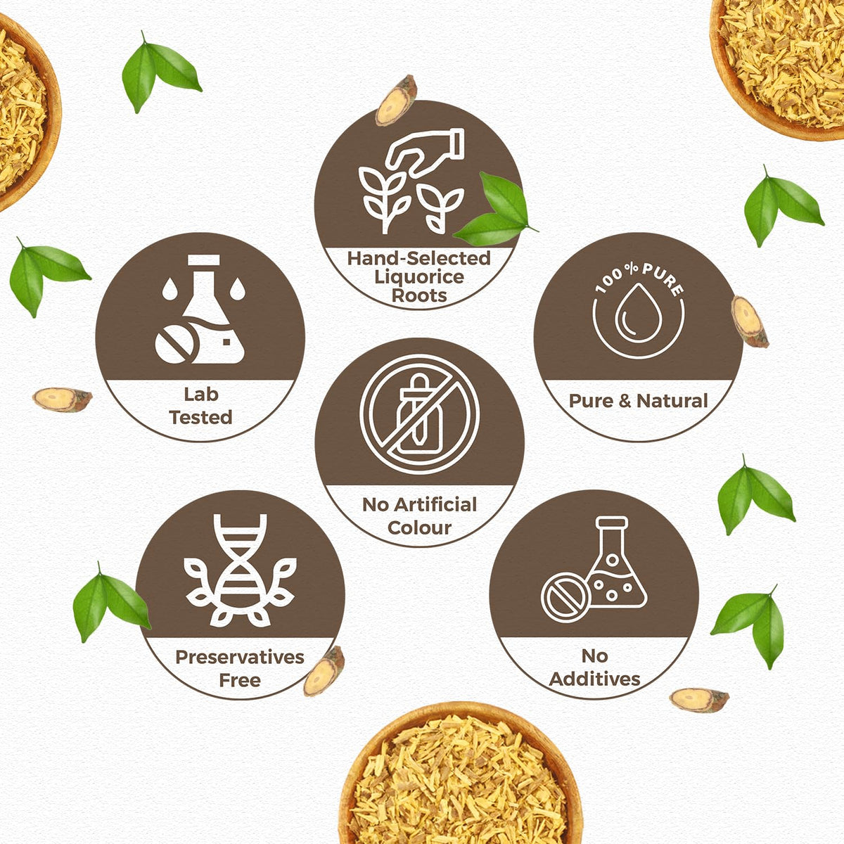 CARMEL ORGANICS Racine de Réglisse Coupée 231g en morceaux pour infusion