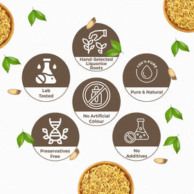 CARMEL ORGANICS Racine de Réglisse Coupée 231g en morceaux pour infusion