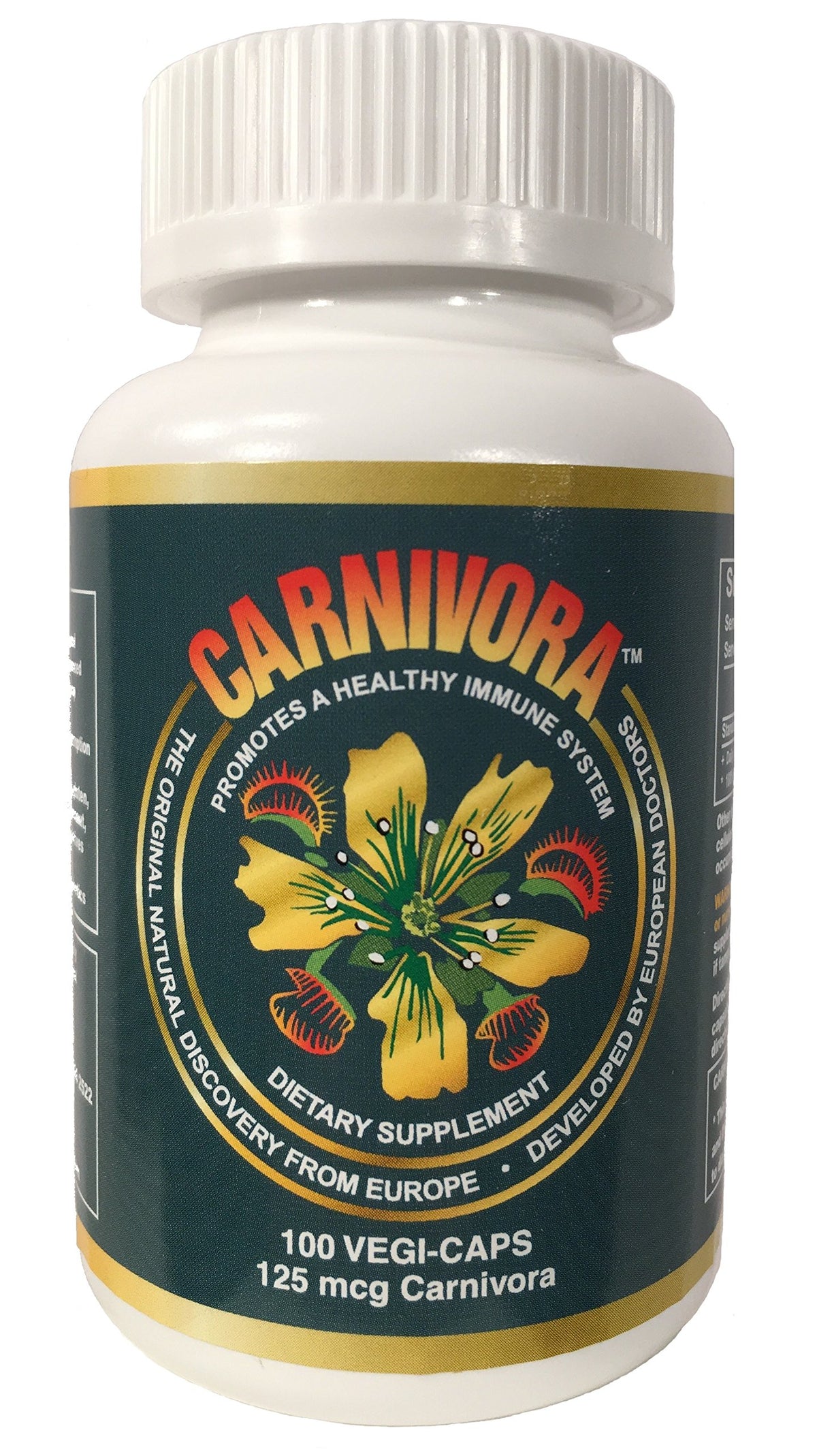 Carnivora Vegi-Caps 100 capsules vue de face